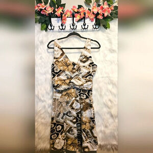 Click Collection Desert Hibiscus Tank Dress